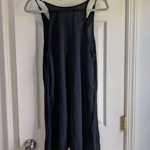 Rusty black dress swim cover-up S